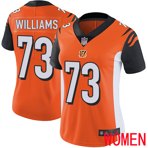 Cincinnati Bengals Limited Orange Women Jonah Williams Alternate Jersey NFL Footballl #73 Vapor Untouchable